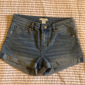 H&M 5 pocket blue denim Jean shorts